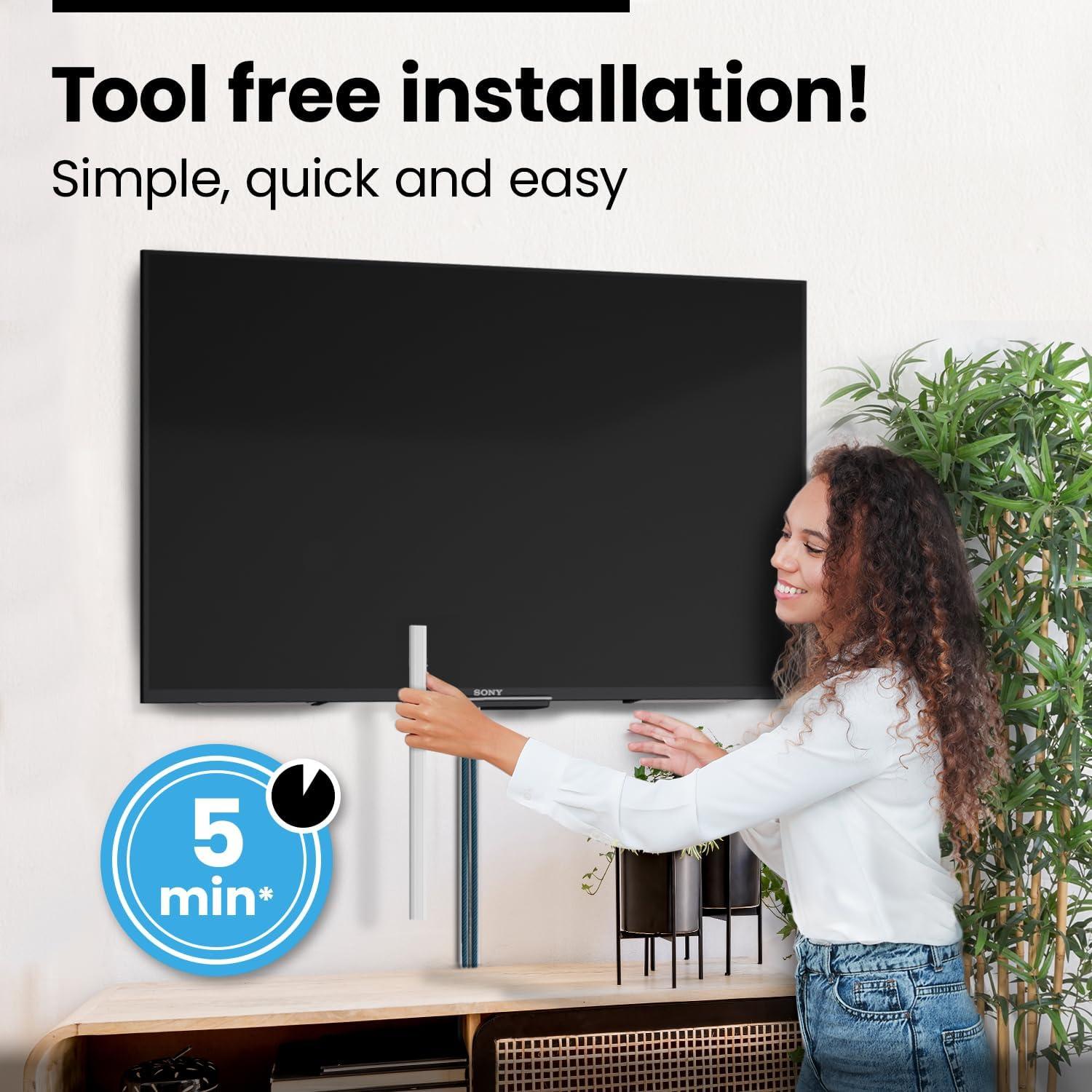 Ocultador de Cables EVEO 388,62 cm Blanco Pintable