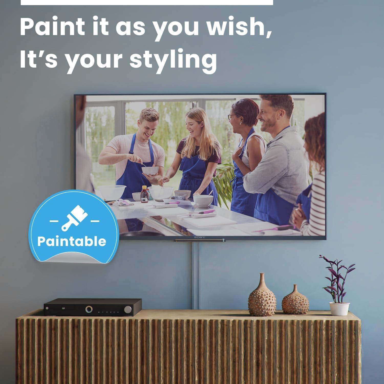 Ocultador de Cables EVEO 388,62 cm Blanco Pintable