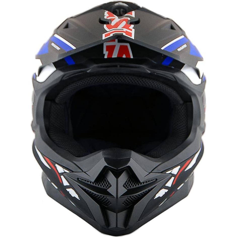 Casco de Motocross 1Storm HF803 Negro Mate S