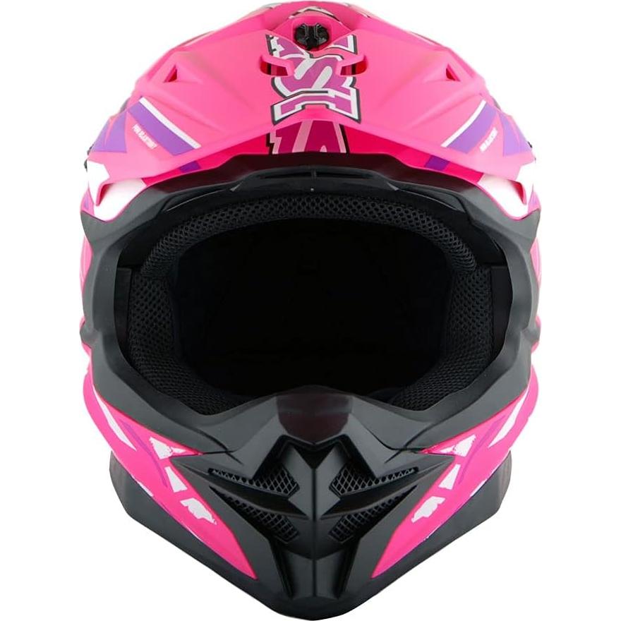 Casco 1Storm HF803 Motocross Adulto Negro Mate