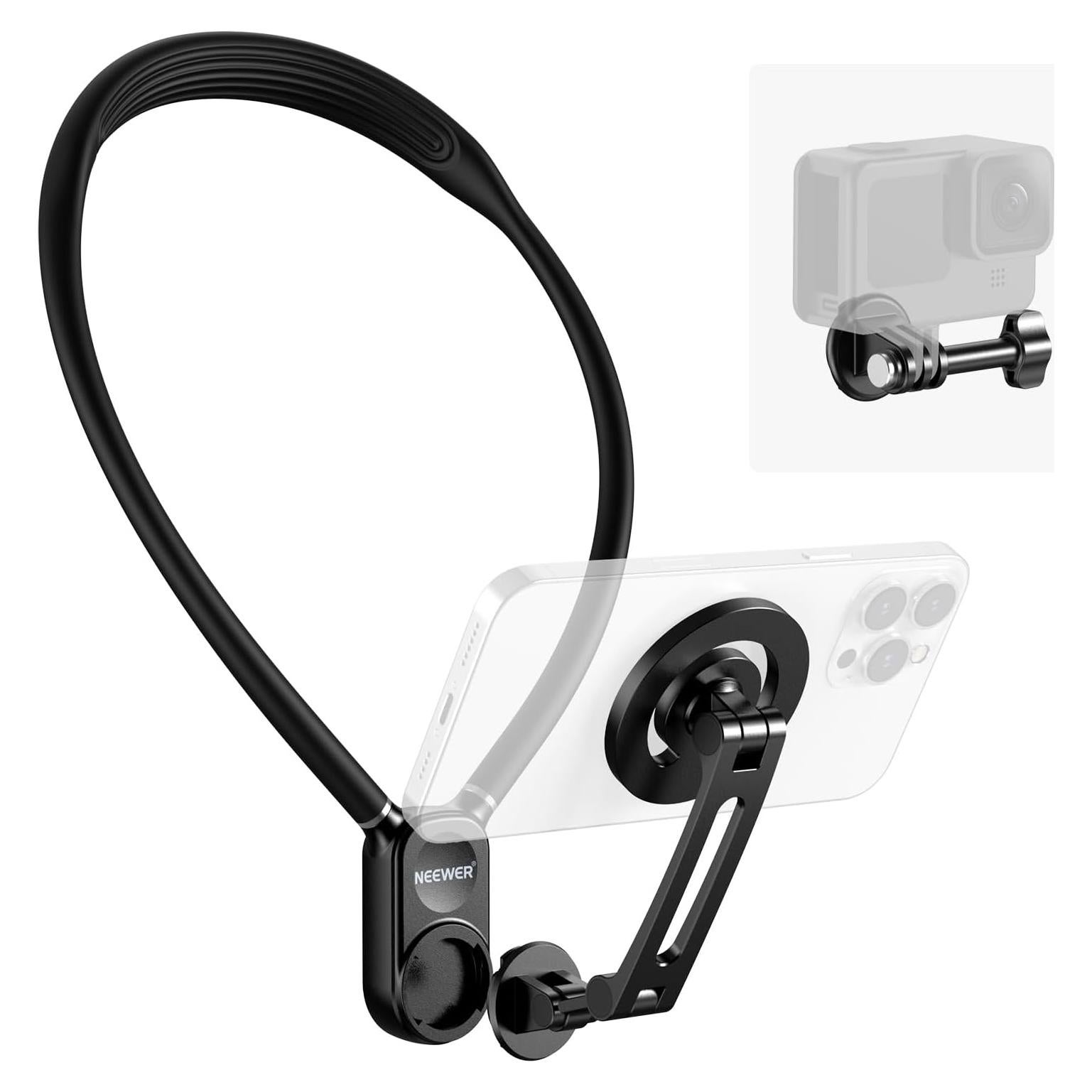 Soporte Magnético para Cuello NEEWER GP16 para Teléfono y Cámara