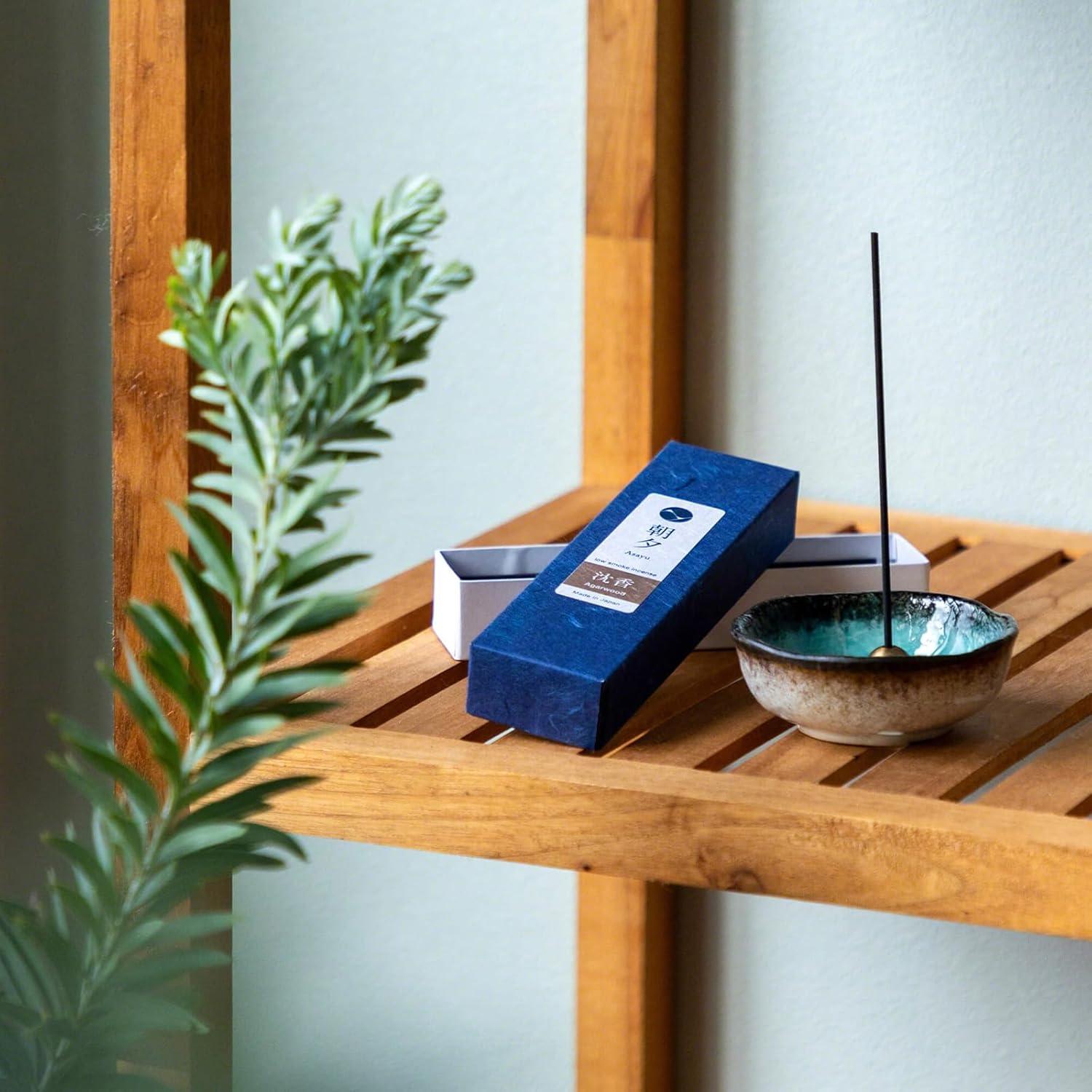 Incienso Natural Bajo Humo Asayu Japón 20g - Agarwood