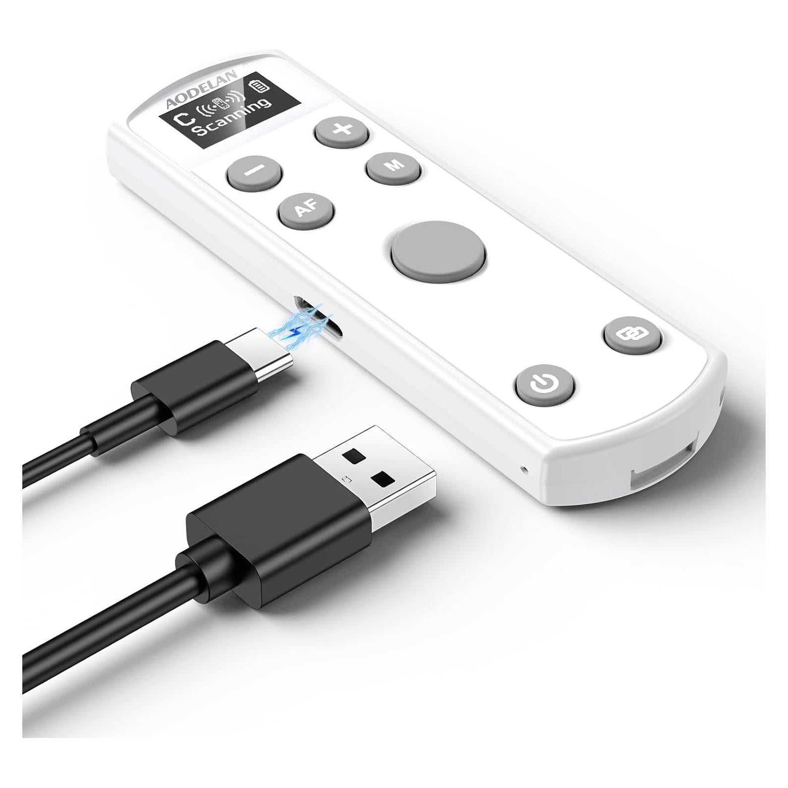 Disparador Inalámbrico AODELAN para Cámara Canon - Blanco