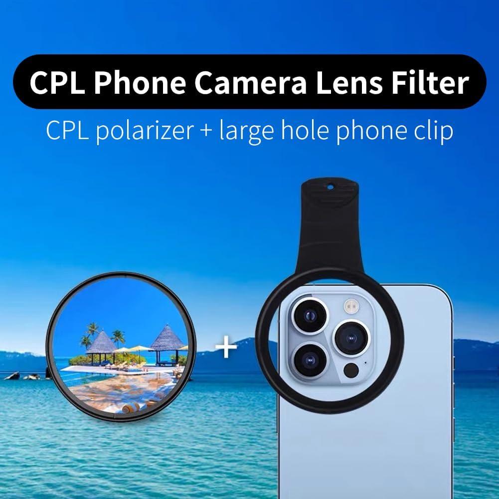 Filtro CPL 52mm EMVANV para Cámara de Teléfono Móvil