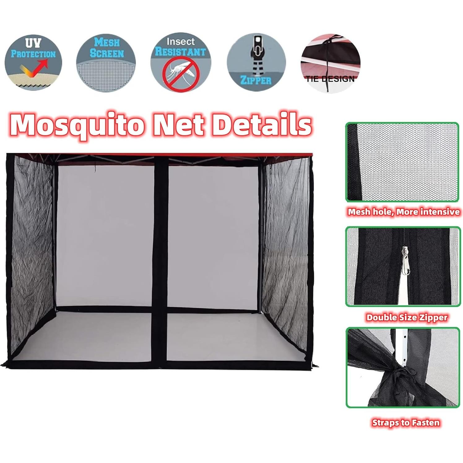 Red Antimosquitos TONESLY 3.05m x 3.05m con Cremallera