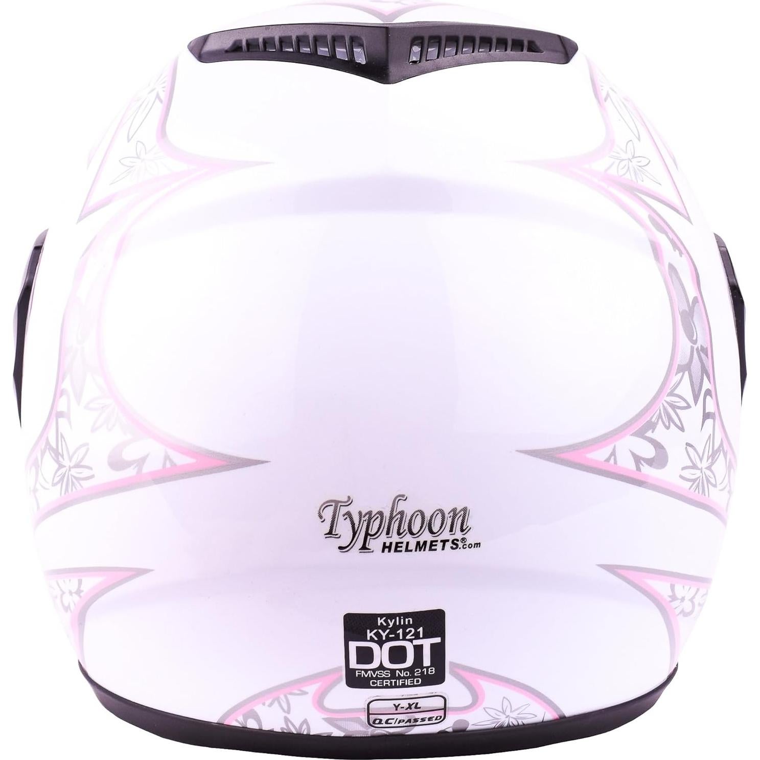 Casco Motocicleta Typhoon Youth Pequeño Negro ABS