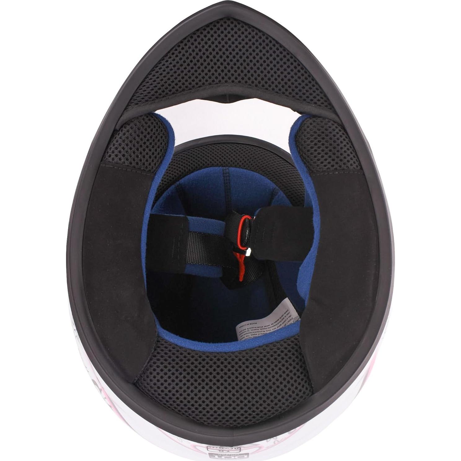 Casco Motocicleta Typhoon Youth Pequeño Negro ABS