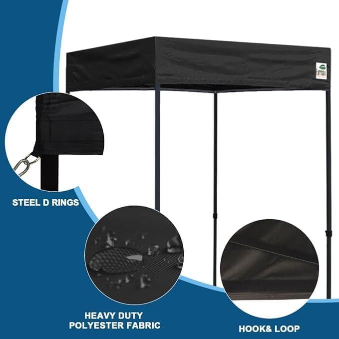 Cubierta de Techo Eurmax 5x5 Negra para Carpa Pop Up