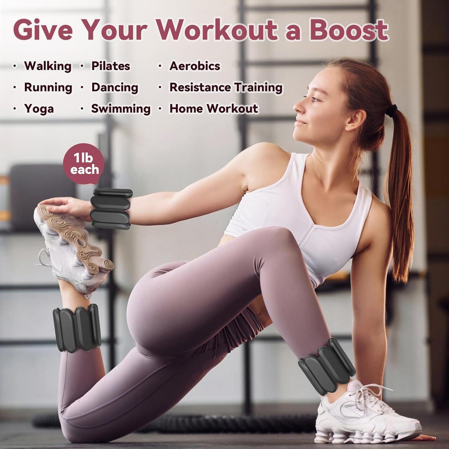 Conjunto de Pesas Ajustables para Muñeca y Tobillo Nousagra 0.45 kg