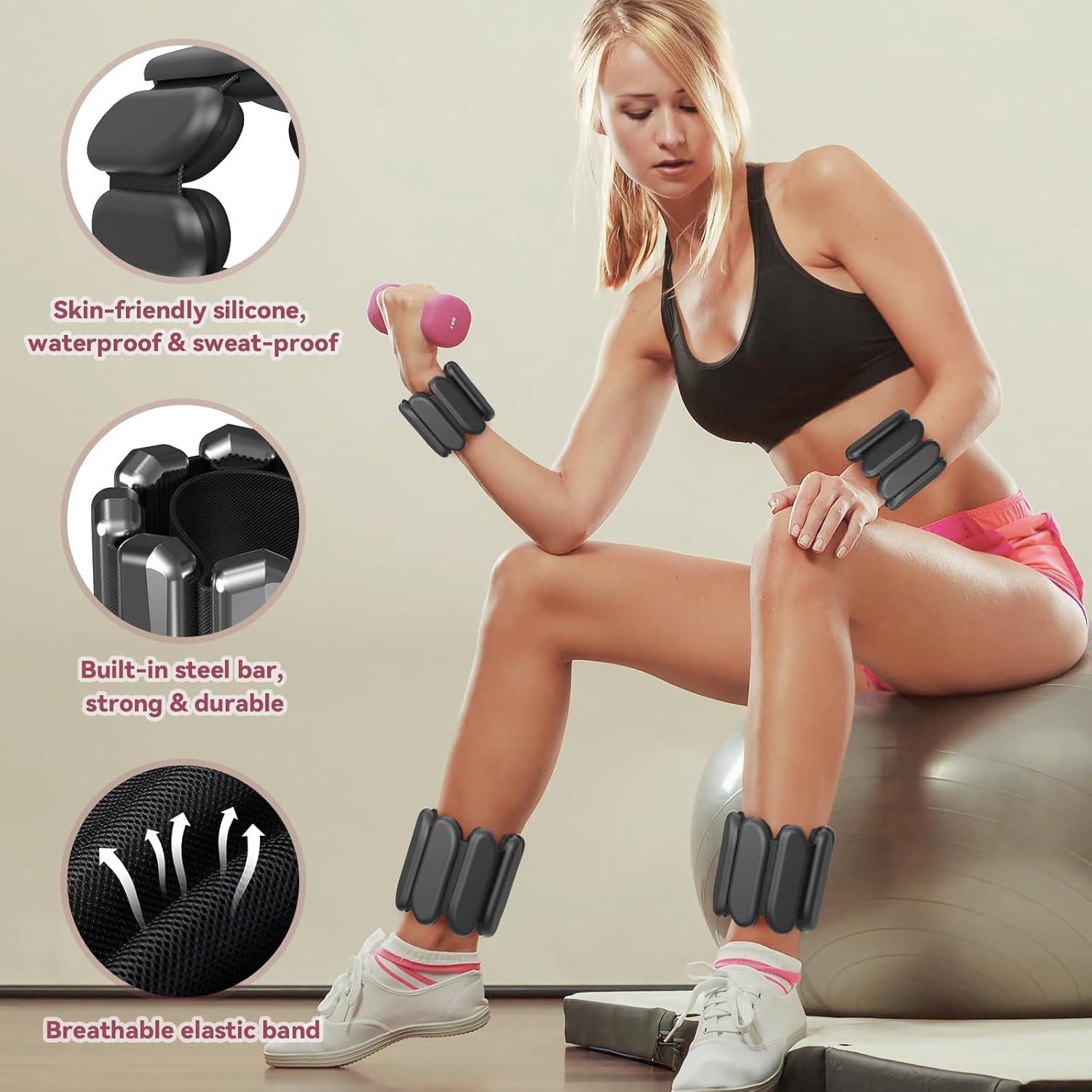 Conjunto de Pesas Ajustables para Muñeca y Tobillo Nousagra 0.45 kg