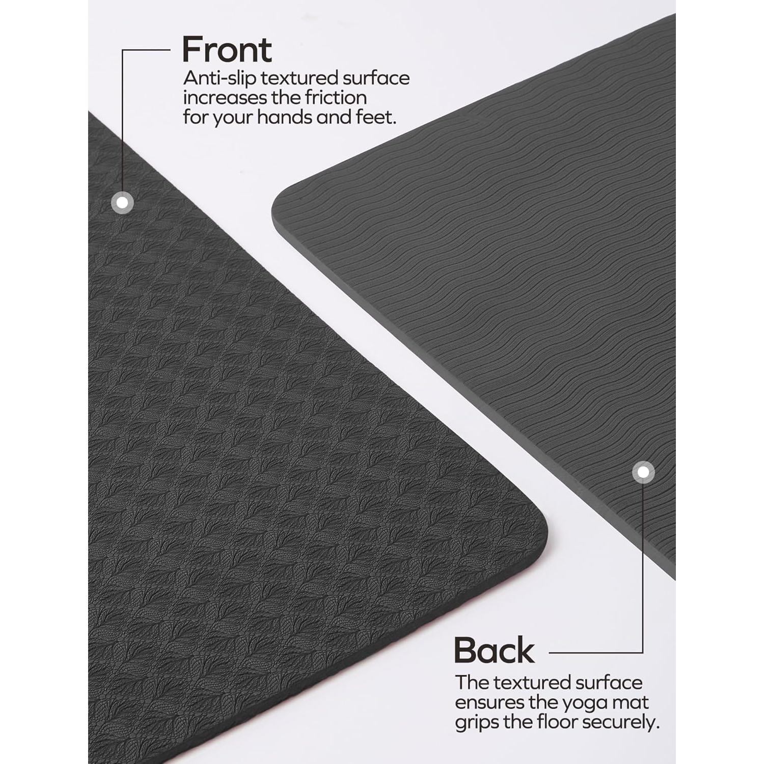 Alfombrilla de Yoga Ewedoos Ecológica Antideslizante 183x64cm 6mm