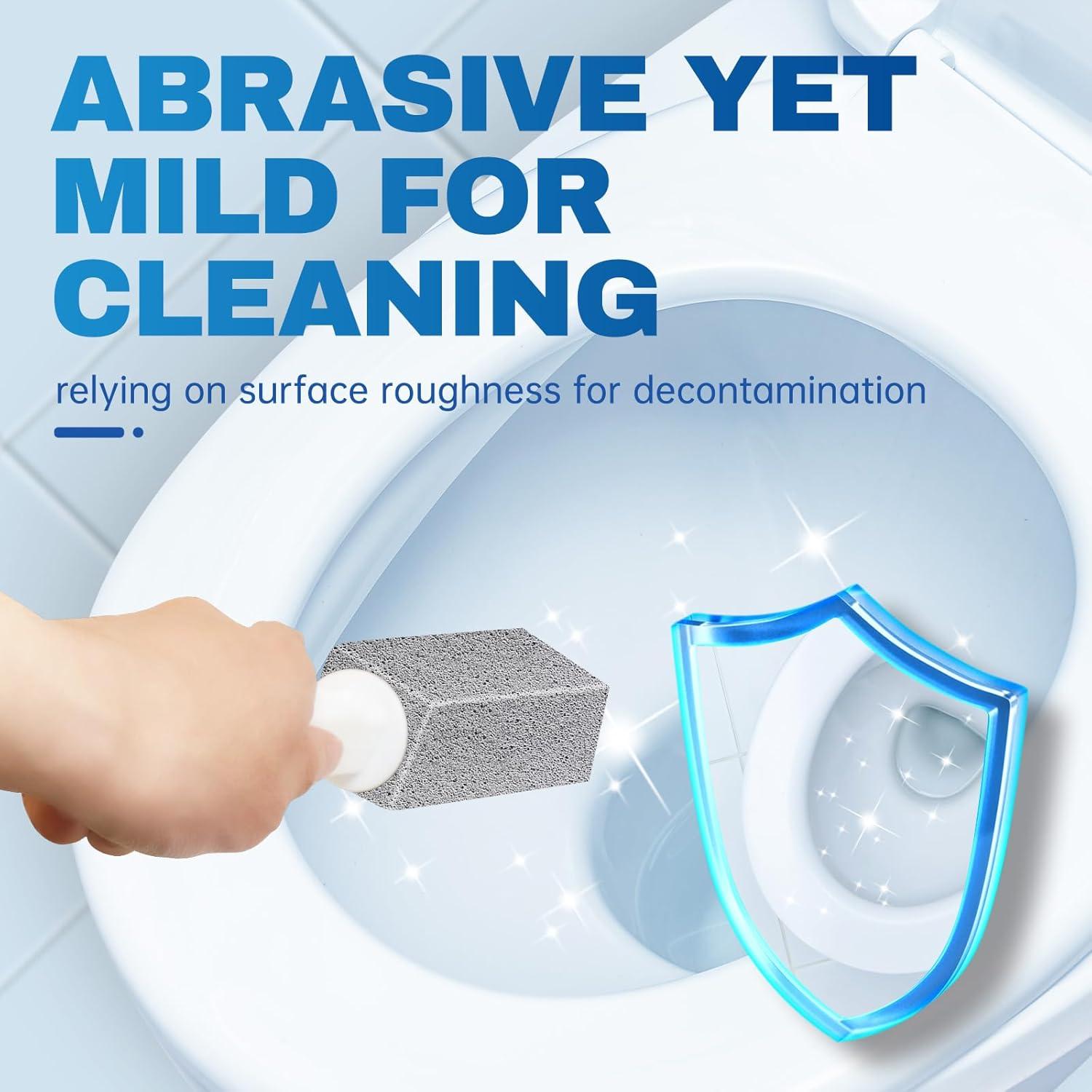 Cepillo de Inodoro Vacplus - 2 Piezas de Piedra Pómez Ecológica