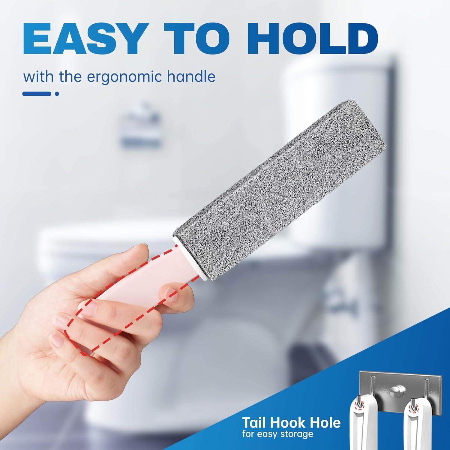 Cepillo de Inodoro Vacplus - 2 Piezas de Piedra Pómez Ecológica