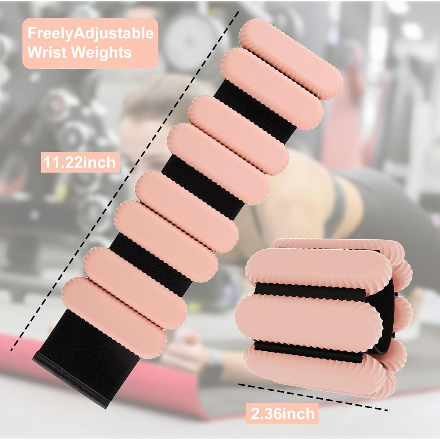 Pesas para Muñeca y Tobillo Zerood 0.45 kg Rosa Carne