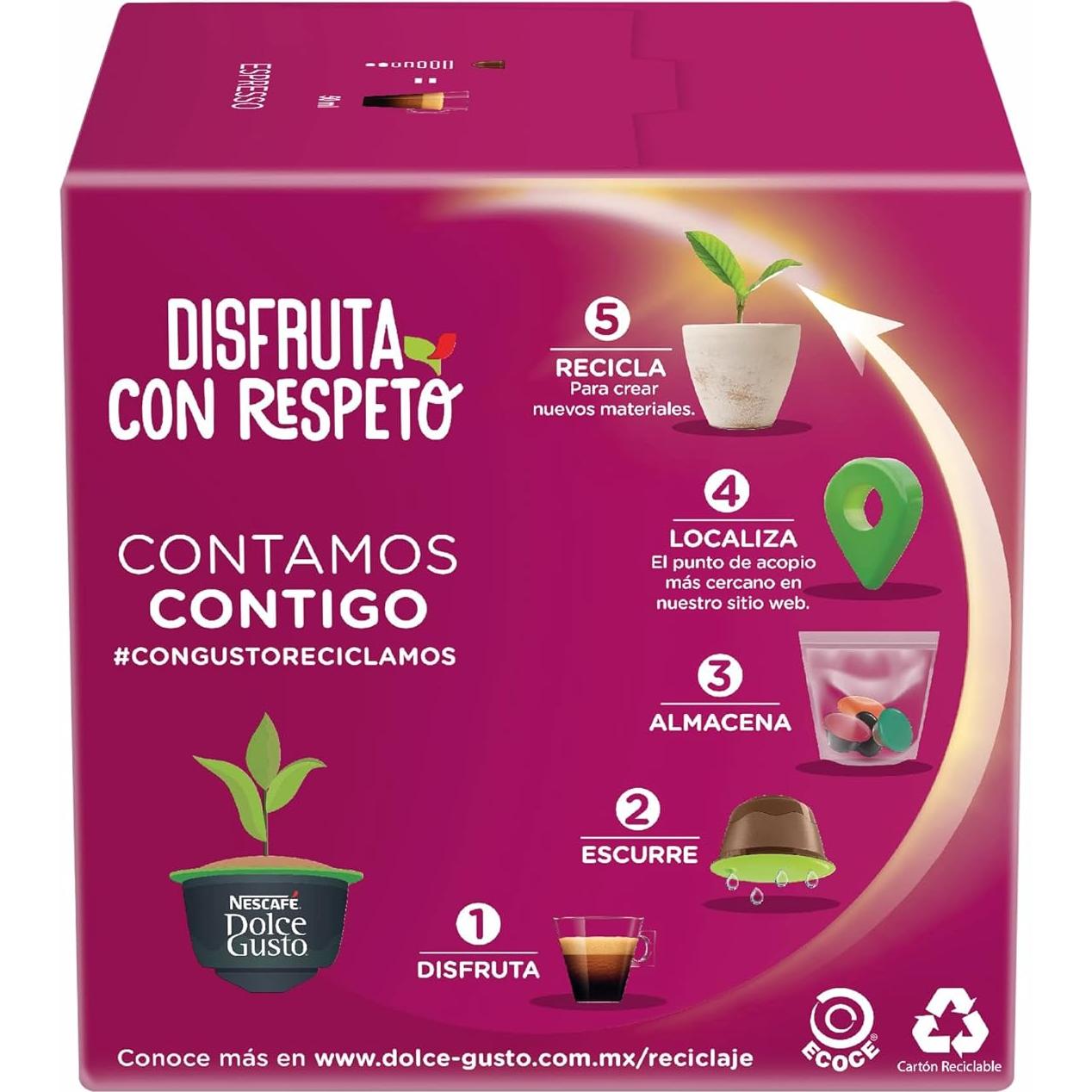 Nescafe Dolce Gusto for Nescafe Dolce Gusto Brewers, Espresso, 16 Count