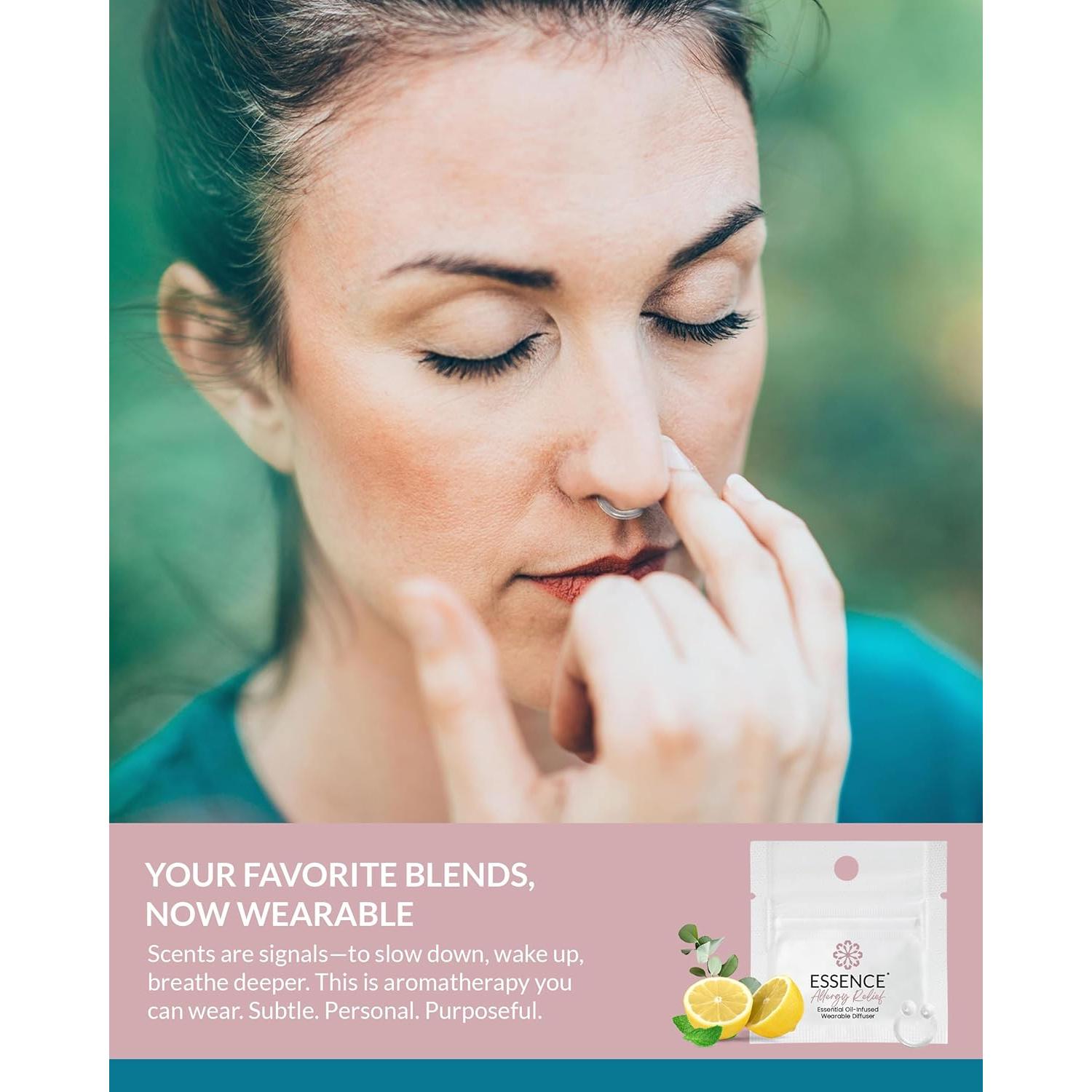 Difusor Nasal de Aromaterapia Essence - Alivio de Alergias - Paquete de 3