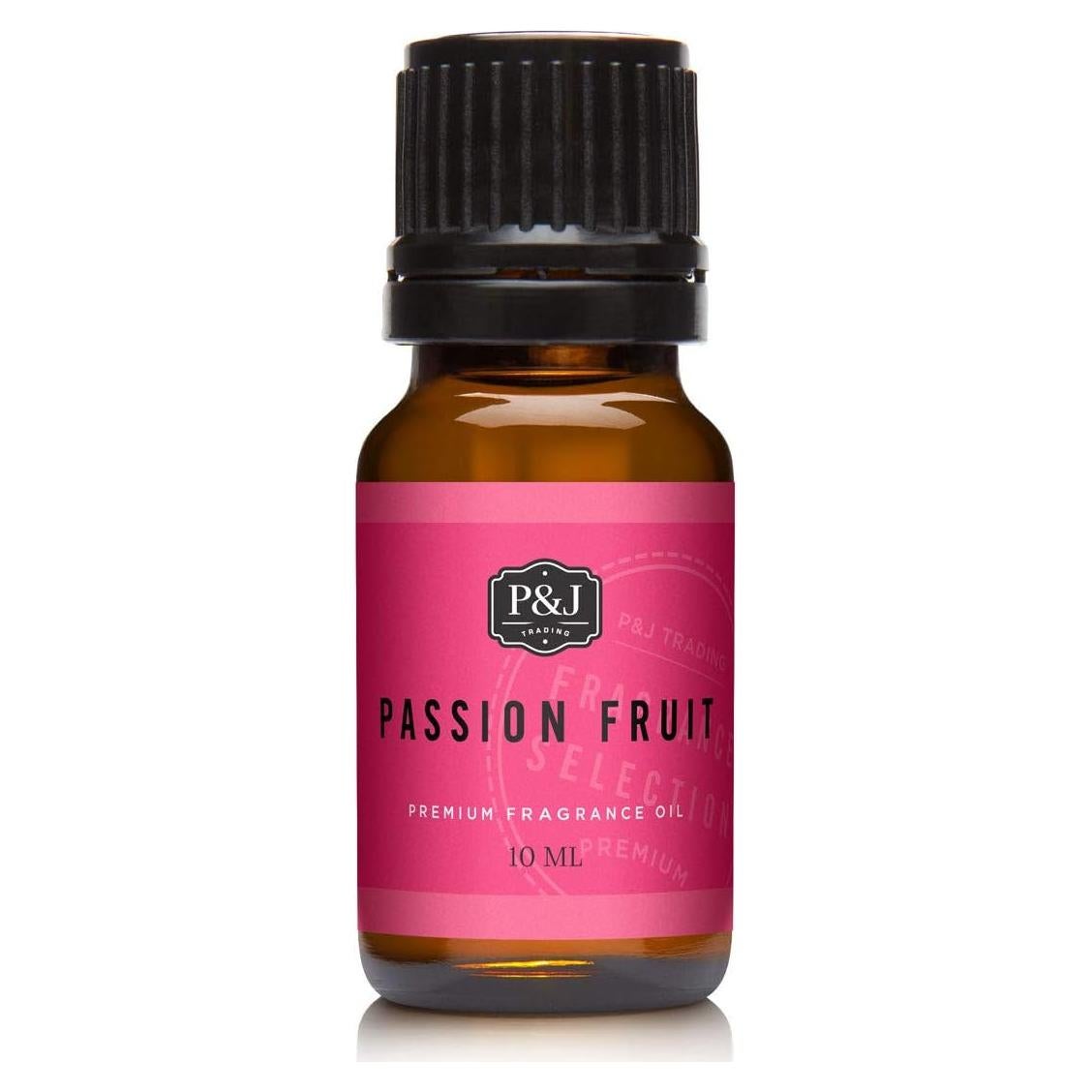 P&J Fragrance Oil - Passion Fruit 10ml - Candle Scents, Soap Making, Diffuser Oil, Fresh Scents