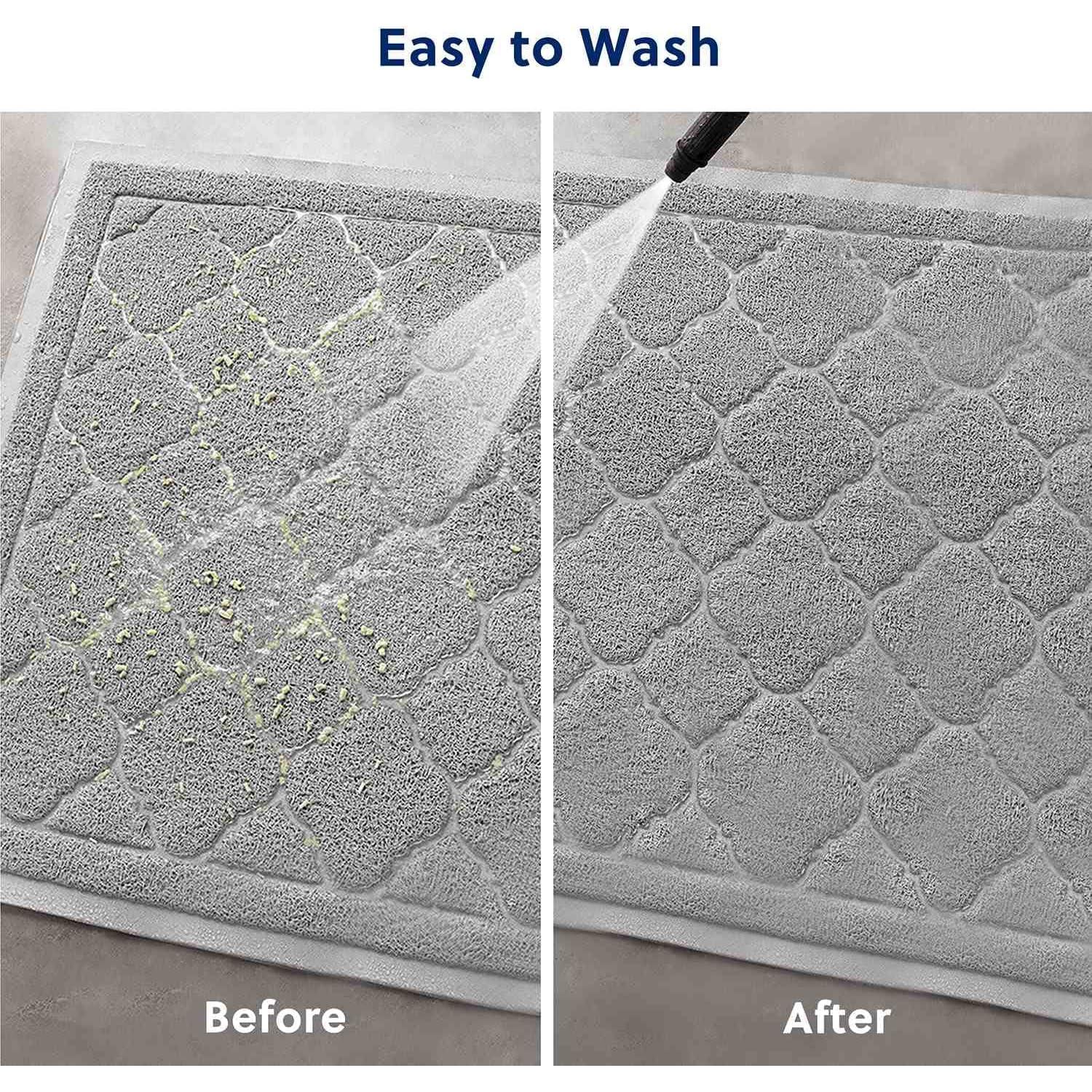 Alfombrilla para Caja de Arena WePet 89x58 cm Gris Cadete