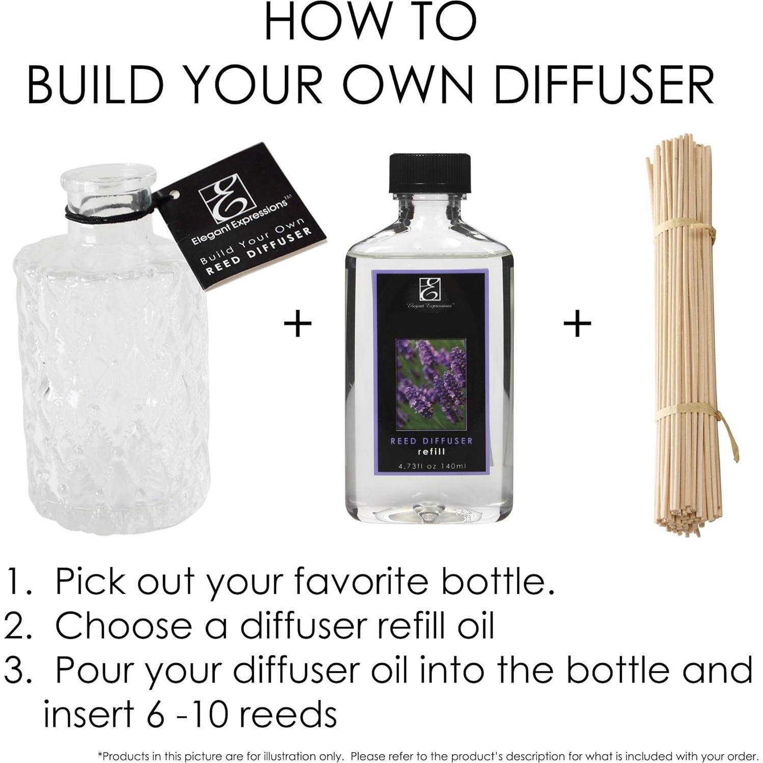 Varillas Difusoras de Ratan Natural Hosley 31.75 cm - Aromaterapia