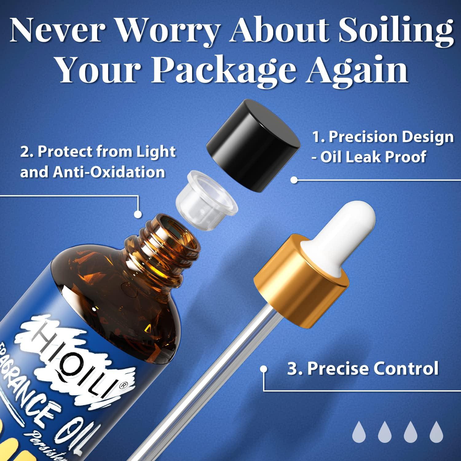 HIQILI Amber Essential Oil - Premium Fragrance Oil for Diffuser, Candle Soap Perfume Lotion Making, 3.38 Fl Oz Halloween Thanksgiving