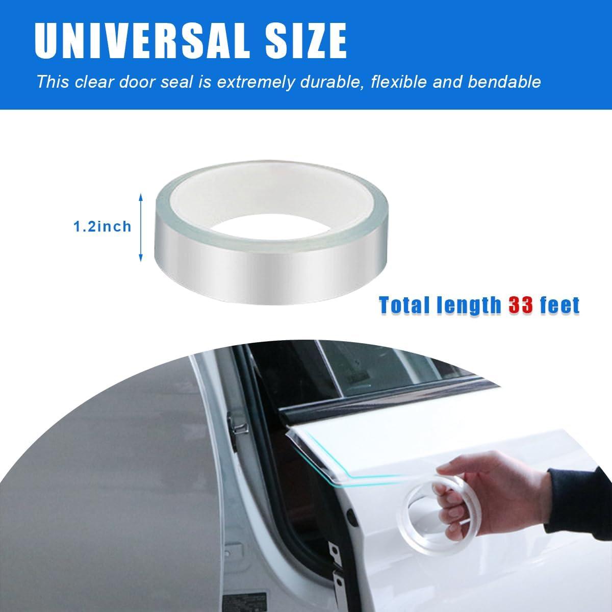 Protector de Umbral de Puerta Ziciner 3.05 cm x 10.06 m Transparente