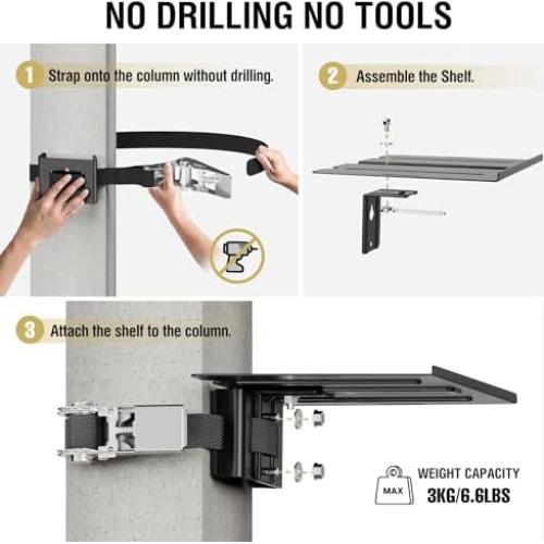 Estante Flotante CondoMounts ZZSLSB1001 para Gazebo 3-16 cm