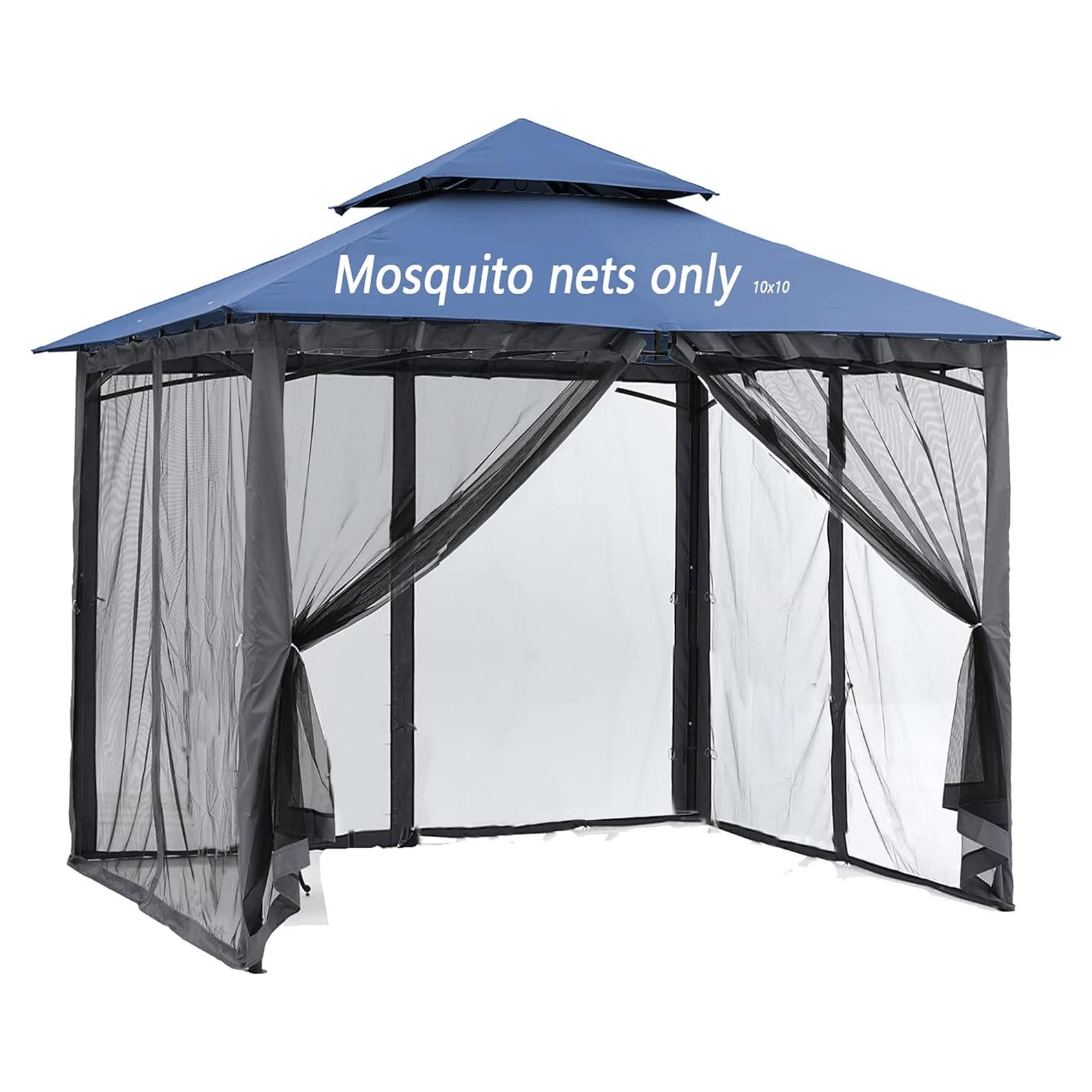Mosquitero de Reemplazo SOOSPE-MZ 3.05m x 3.05m Negro