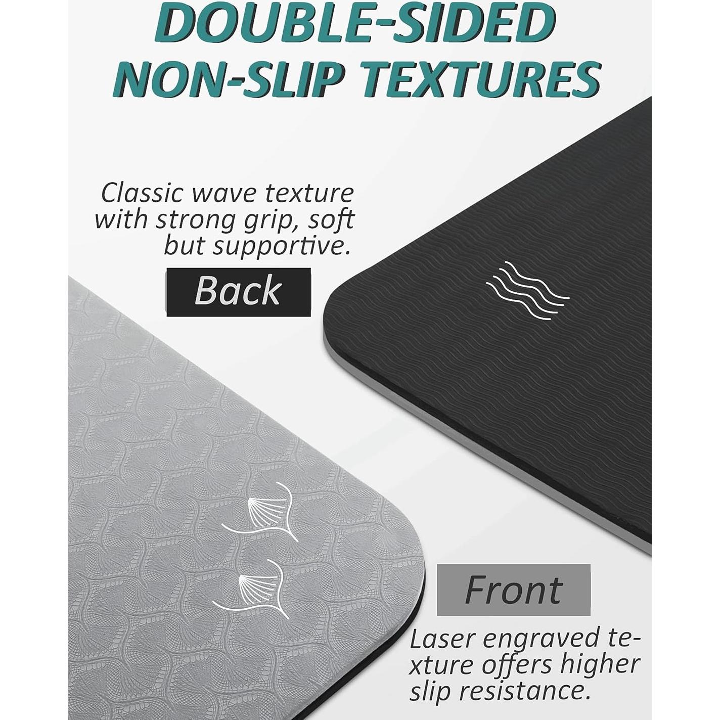 Esterilla de Yoga BEAUTYOVO TPE Antideslizante 182.88x60.96cm