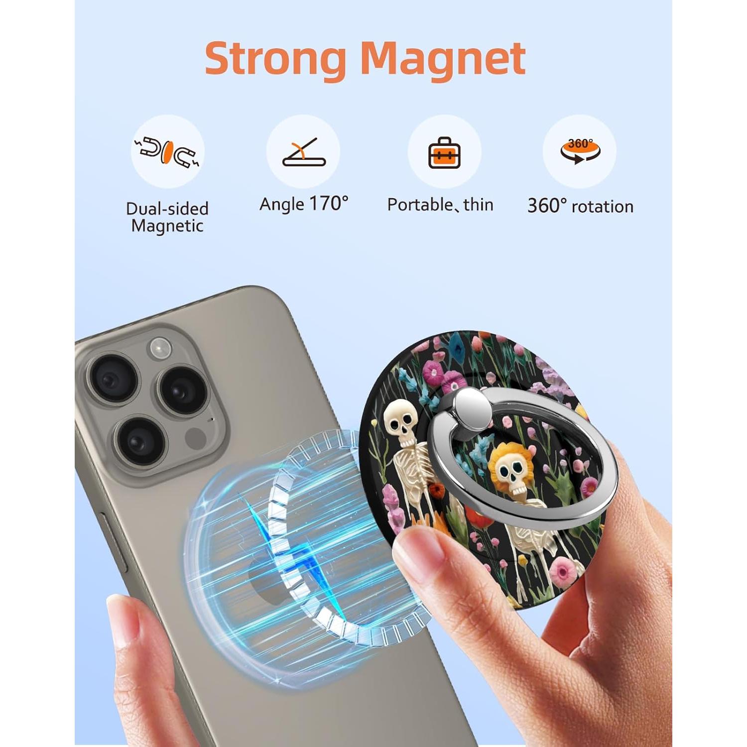 Soporte Magnético Toycamp para Teléfono MagSafe Flores