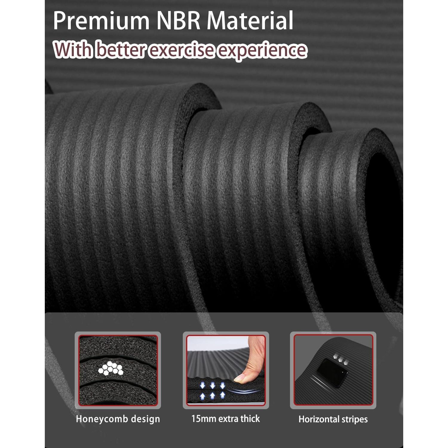 Colchoneta de Yoga Gruesa RYTMAT 199x90cm Antideslizante