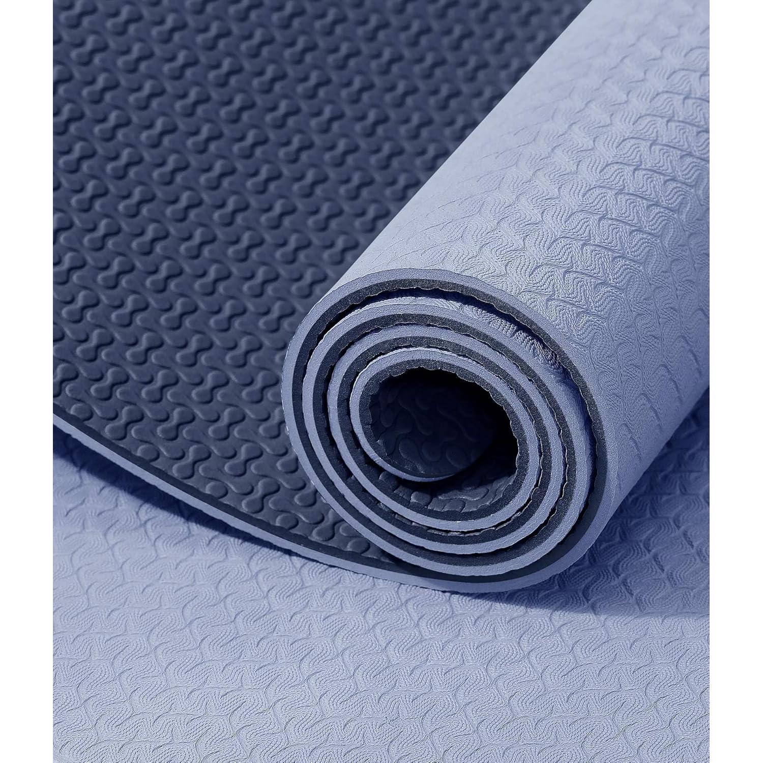 Esterilla de Yoga IUGA Antideslizante 182.88x60.96cm Gris