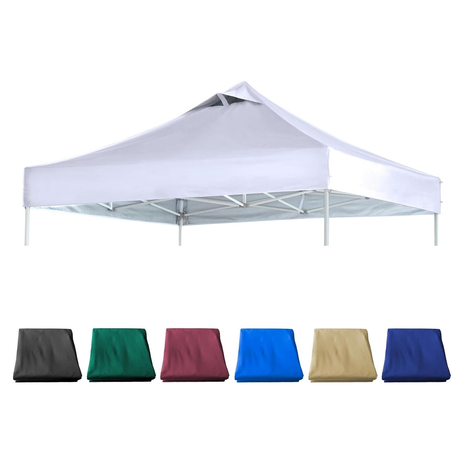 Carpa Plegable 10x10 JANCANOPY Techo Blanco Resistente al Agua