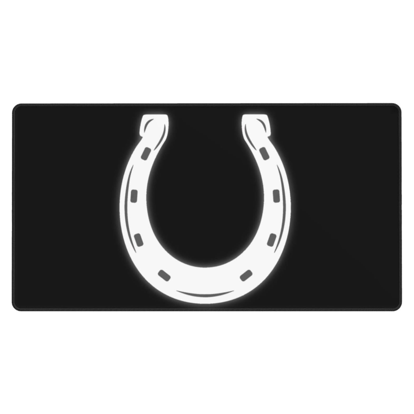 Alfombrilla de Ratón Grande Genérico Herradura Antideslizante 75x41cm