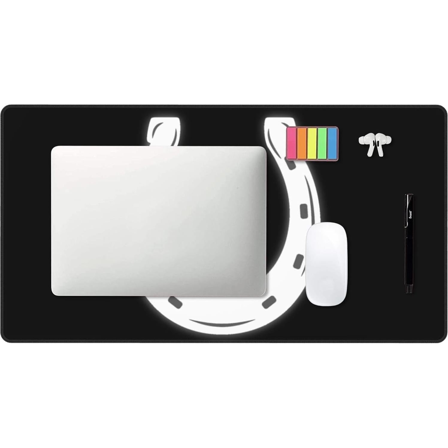 Alfombrilla de Ratón Grande Genérico Herradura Antideslizante 75x41cm