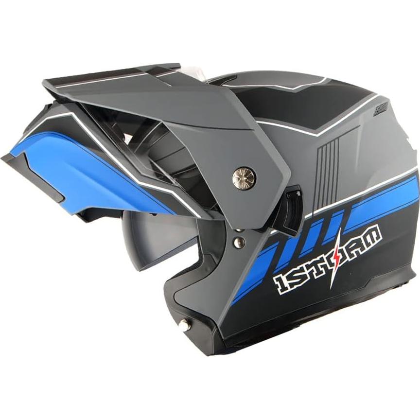 Casco Modular 1Storm HJK910 DSPORT Negro Brillante