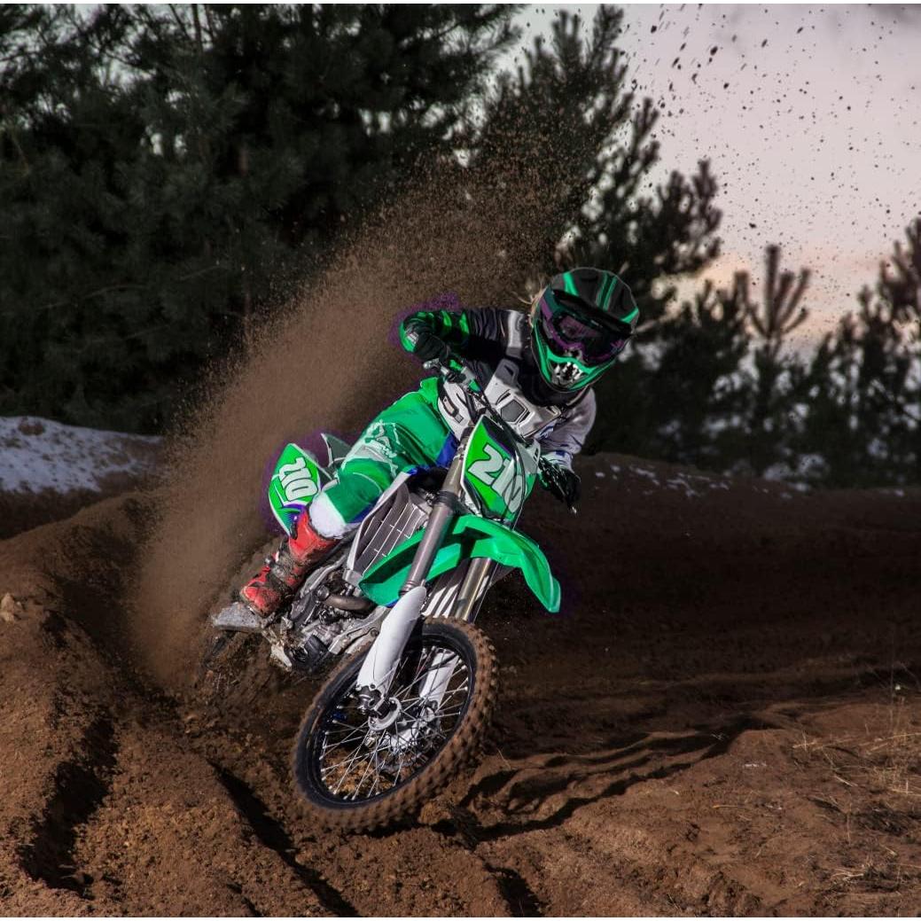 Casco Completo SanQing Yytk-01 Verde XL para Motocross