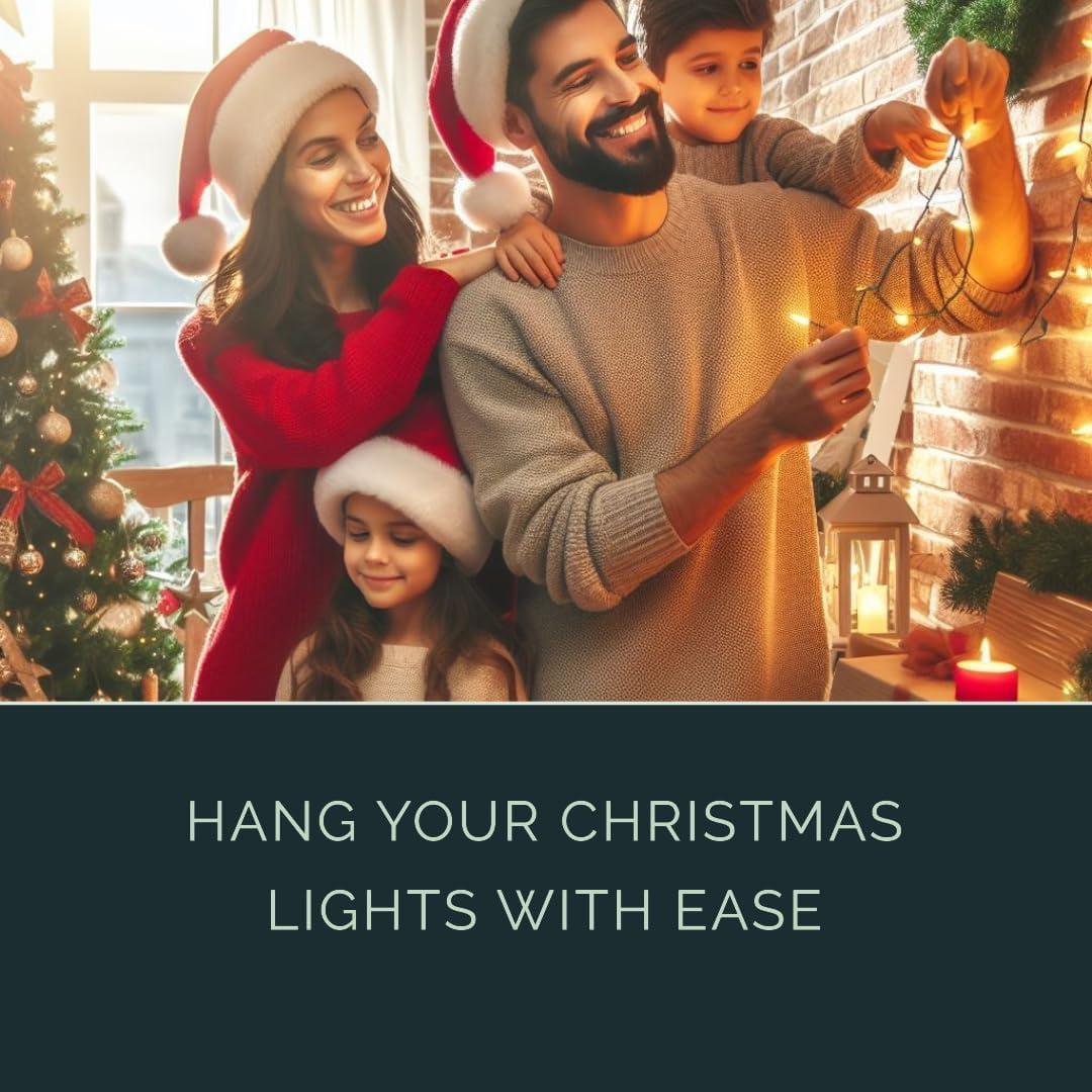 80 Clips de Cable Adhesivos AFFAVON para Organización 7mm