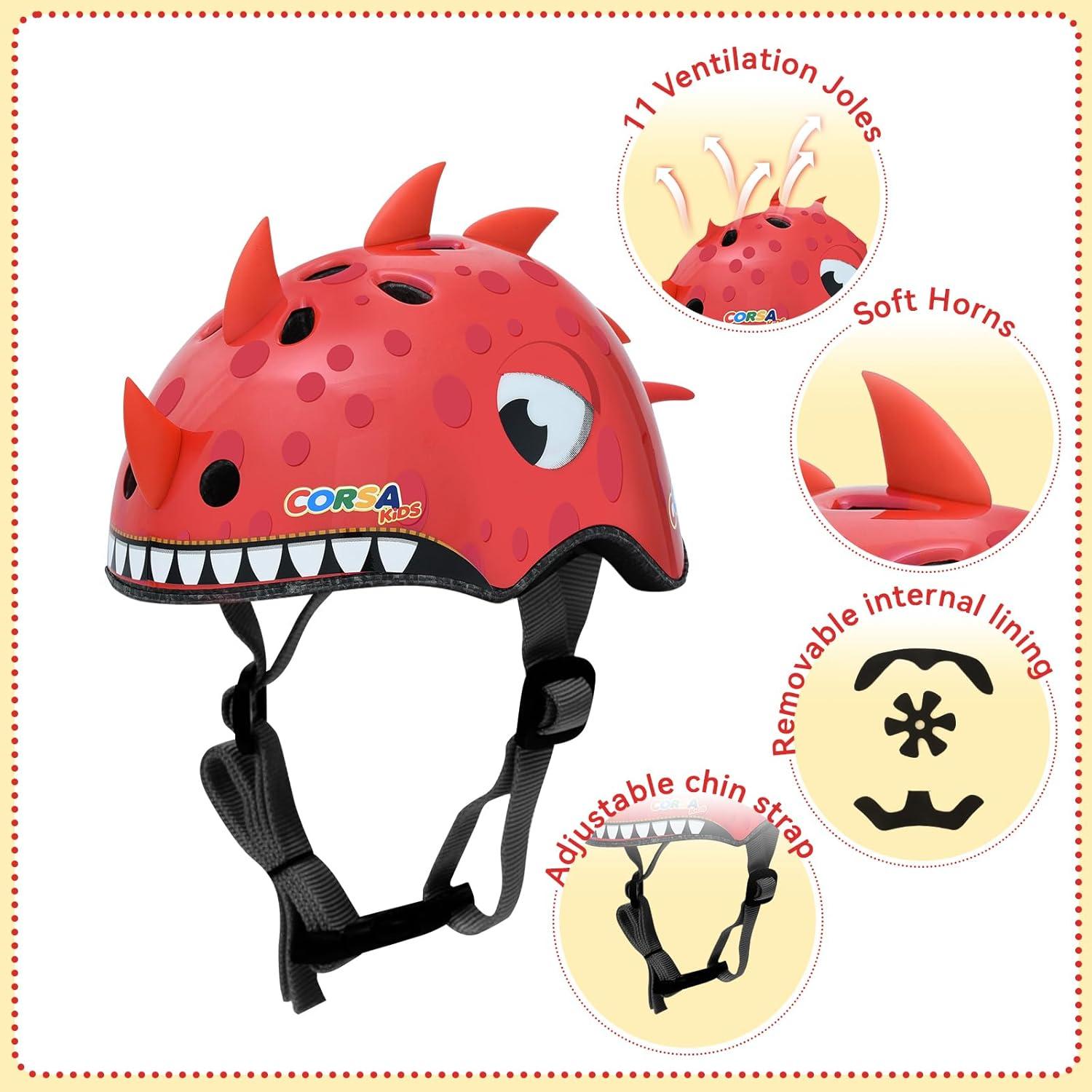 Casco para Niños Hisyll Rojo 50-54 cm Multi-Deporte