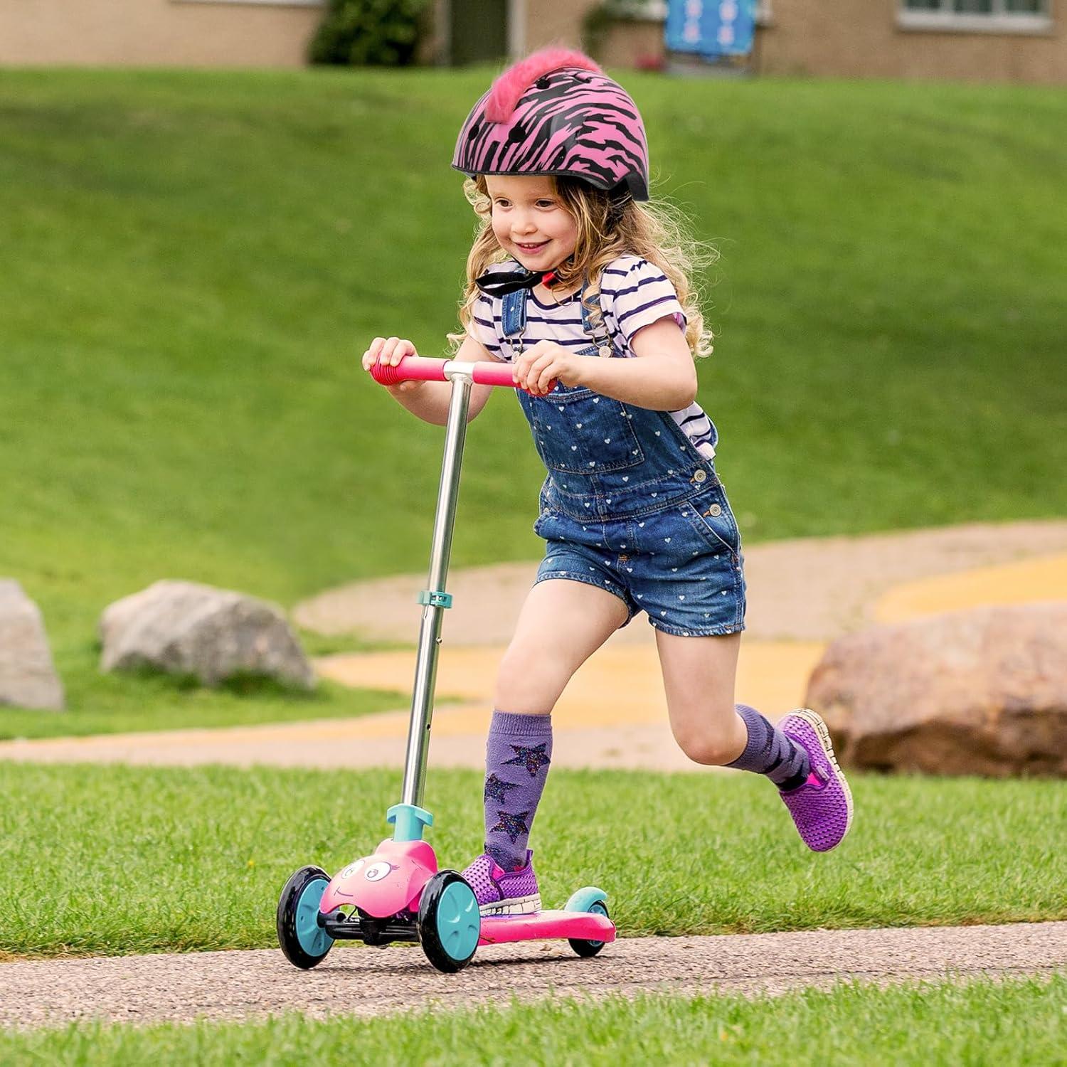 Casco para Niños Hisyll S-216 Rosa Cebra 50-54 cm