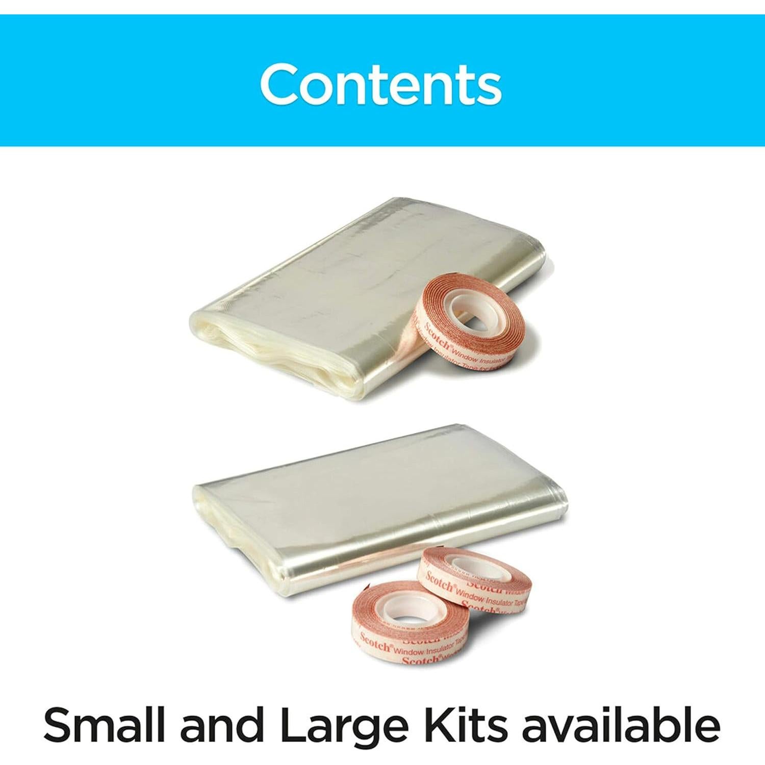 Kit Aislante Ventana Interior 3M para 3 Ventanas 0.91x1.52m