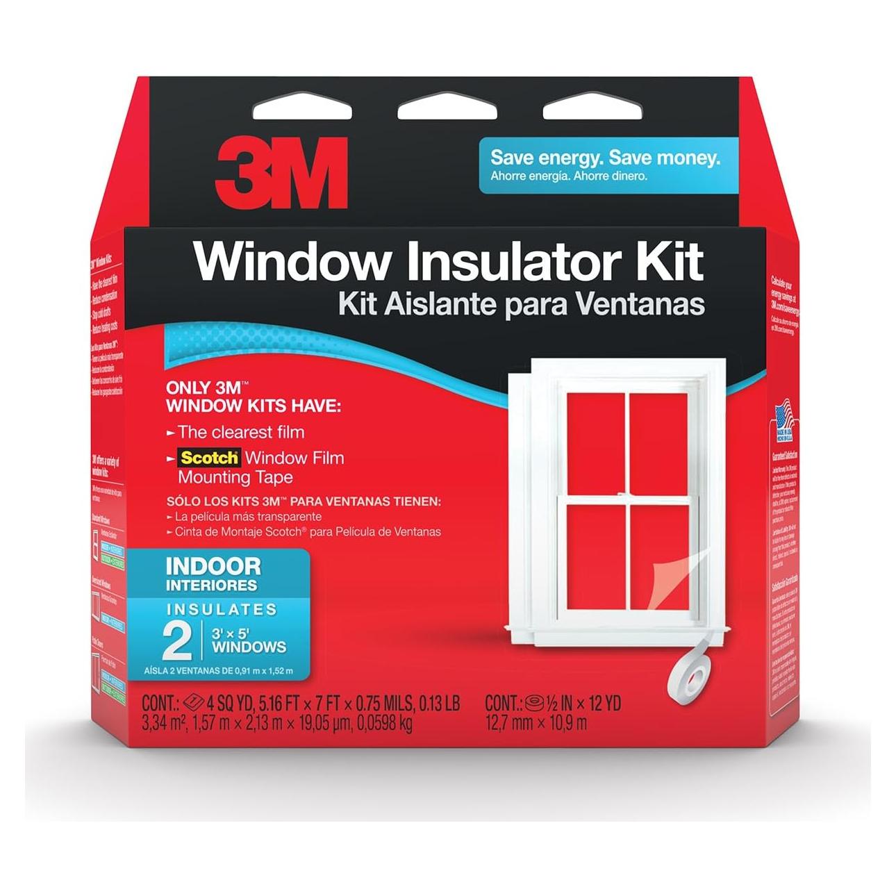 Kit Aislante de Ventana 3M 157.5 x 213.4 cm - 2 Unidades