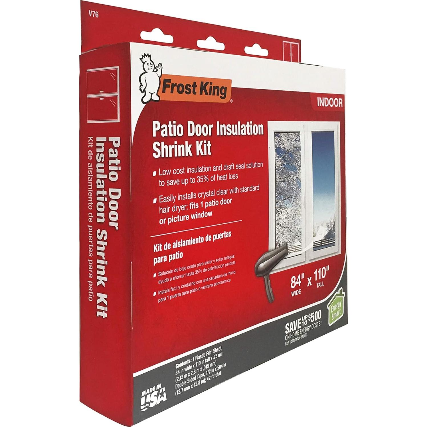 Kit de Ventana Retráctil Frost King V76H 213x279 cm Transparente