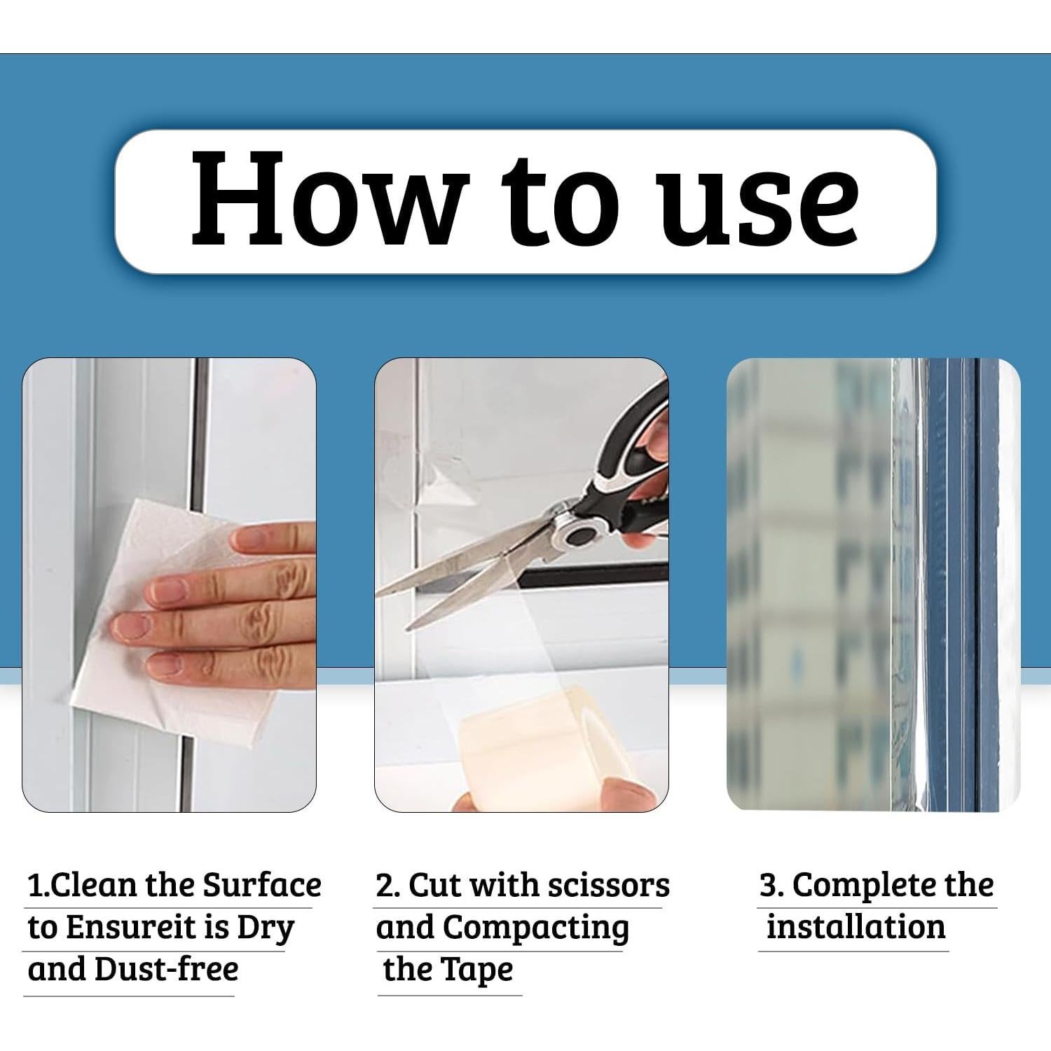 Cinta de Sellado Transparente Sunroda 5 cm x 10 m Aislante