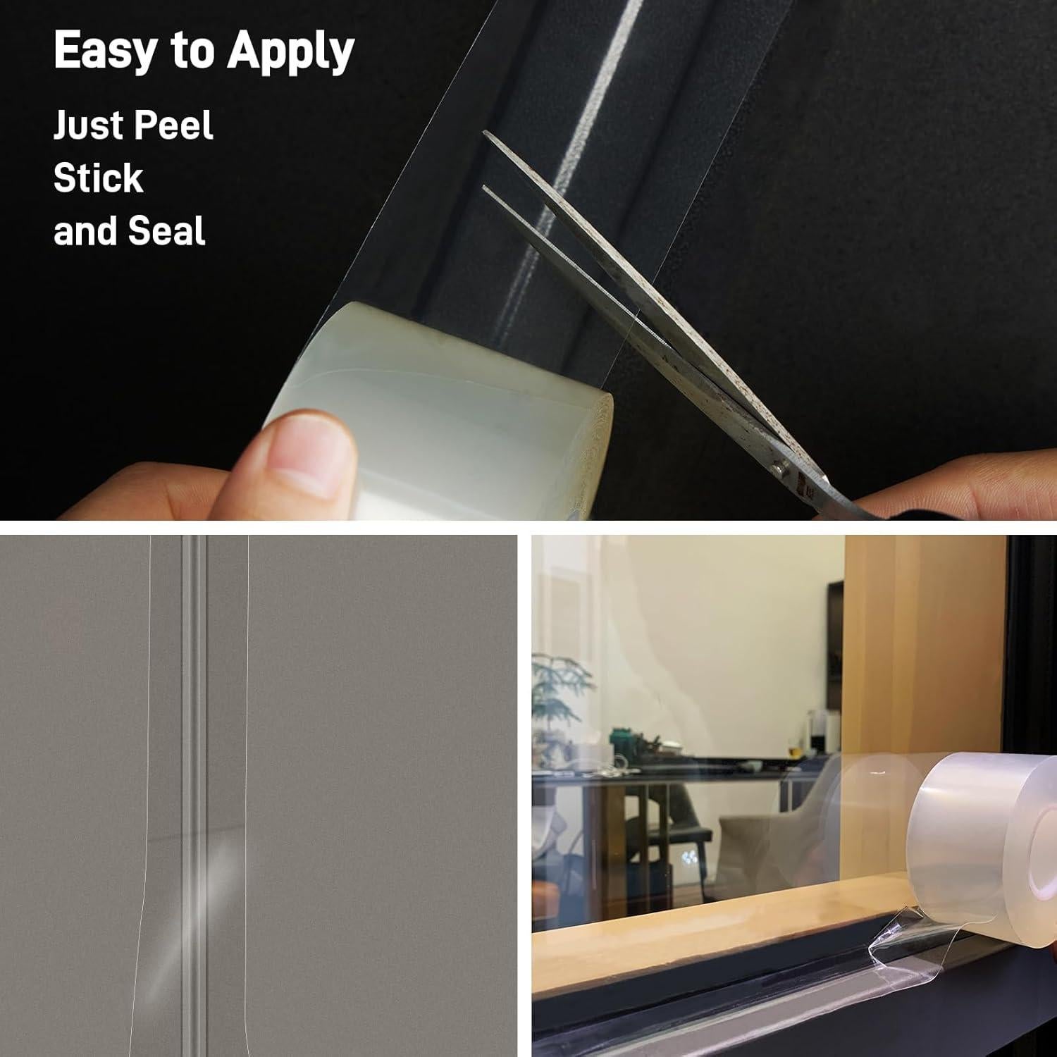 Cinta de Sellado para Ventanas PinkCross 5cm x 10m Transparente