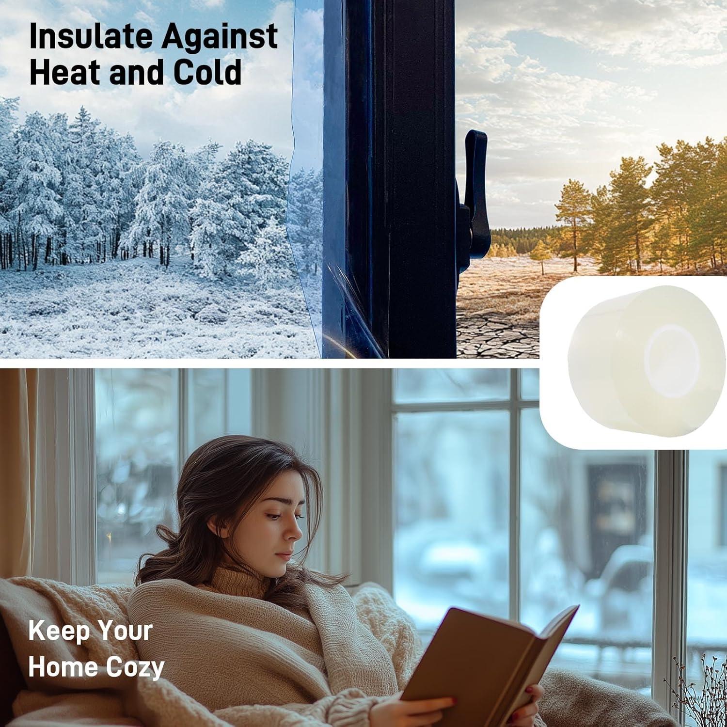 Cinta de Sellado para Ventanas PinkCross 5cm x 10m Transparente