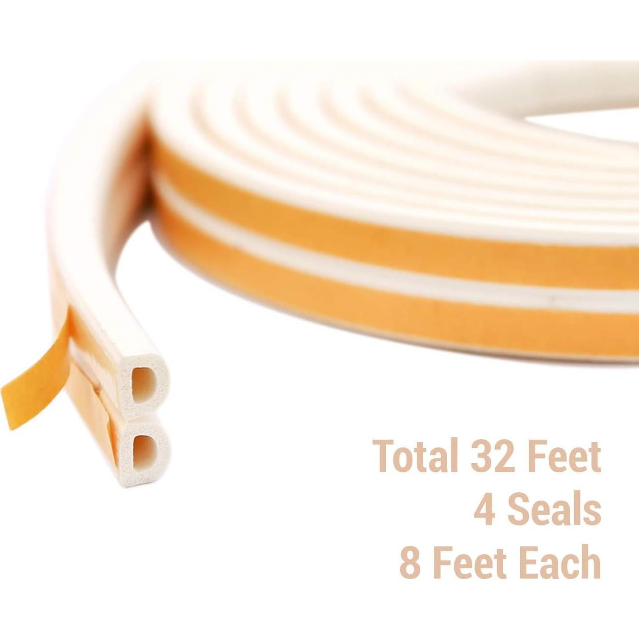 Tira de Sellado Autoadhesiva CANOPUS D 32 pies Blanco