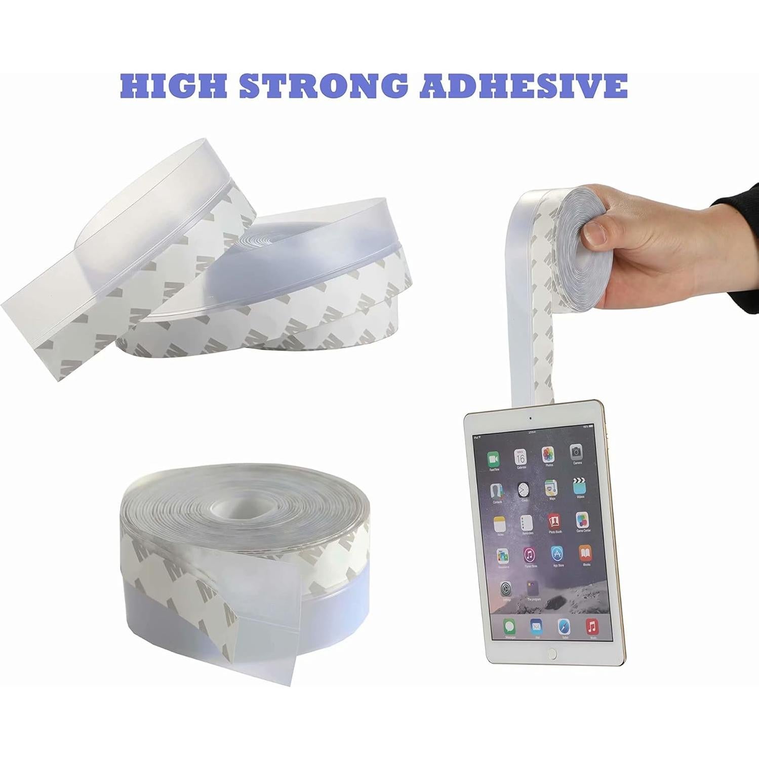 Tira de Sellado ZY PLUM 5M Silicona Transparente 25mm