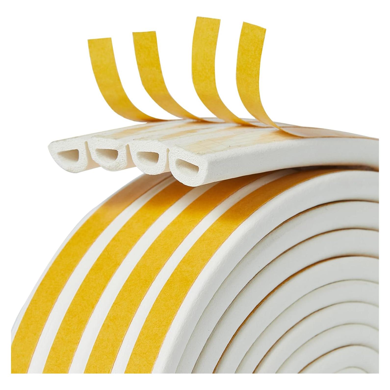 Sello de Burlete QDiShi Blanco 10m EPDM Aislamiento Energético