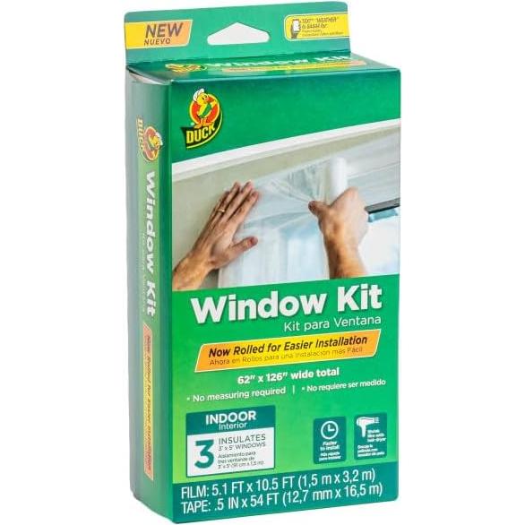 Kit de Aislamiento de Ventanas Duck Brand 150x533 cm Transparente