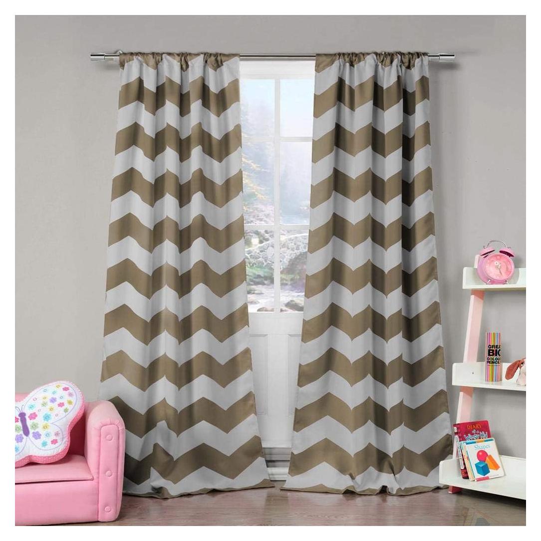 Cortinas Opacas Aislantes Duck River Textile Fifika 2 Paneles 99x213cm Taupe